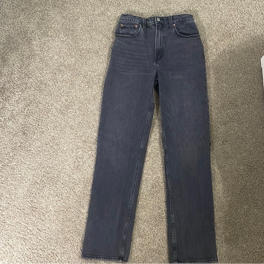 Abercrombie Ultra high rise 90s straight jean